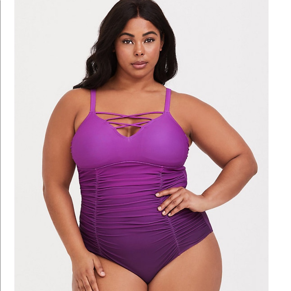 *TORRID* purple one piece